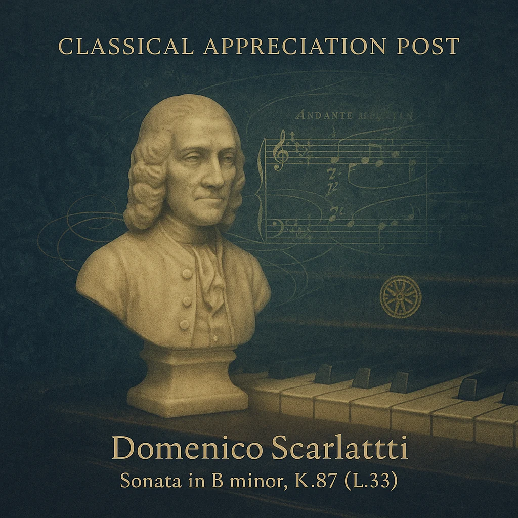 Artwork for Scarlatti Sonata L.33 K.87 piano post